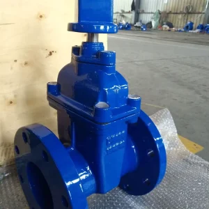 AWWAC515 Wafer Connection Non-rising Stem Soft Sealing Manual Operated EPDM Seal 4 Inch Water Gate Valve