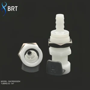 Acetal Quick Disconnect Coupling 1/8 1/4 Shutoff Valved Quick Coupling Hose Connector Fittings In-line Quick Pipe Fittings
