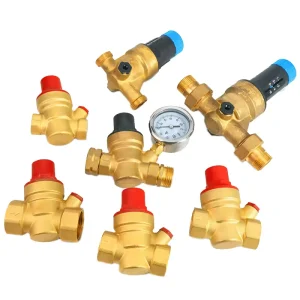 Adjustable 1/2″ 3/4″ 1″ 2″ Brass Manual Water Pressure Regulating Valve