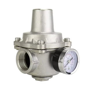 Adjustable CF8 CF8M Stainless Steel 304 316 BSP NPT Pressure Control Valve Manual Water Pressure Reducing and Regulating Valve