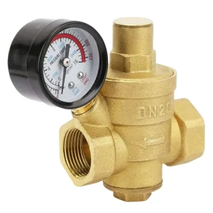 Adjustable Hydraulic Ball Manual Plate Piston Type Pressure Reducing Valve DN 15~80 Brass TOPFLOW