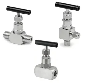 Adjustable Mini Male Straight Instrument Globe Needle Valve 3000-6000 psi NPT Stainless Steel Manual for Gas