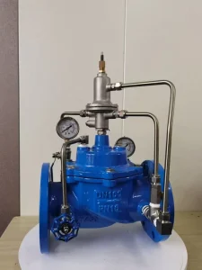 Adjustable Pilot Operated Hydraulic Control Valve for Water Fire Protection Pressure Sustaining Overpressure Relief Valve 4 Inch