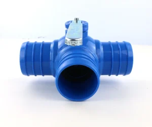 Agriculture Irrigation Hose Valve Three Way PVC Tee Ball Valve For Agriculture Irrigation System