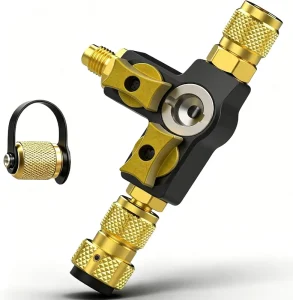 Air Conditioner Valve Core Remover Kit HVAC Valve Core Removal Tool A/C Valve Core Removal Set Valve Tool Kit