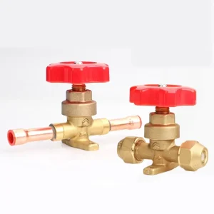 Air Conditioning Forged Brass Shut Off Valve Manual Valve for Refrigeration Cold Storage Fittings