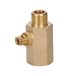 Air Line Pneumatic Mini Ball Valve Brass Body Male Female Hex Ball Valve Without Handle