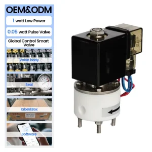 Alahot 1 4 Inch Pilot OEM Low Price Anti corrosive Acids Alkali Chemical Resistant PTFE Solenoid Valve 12V LED