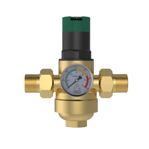All Copper Manual Pressure Reducing Valve Steady Outlet Pressure Dual Role Pre Filter for Sediment Removal Water Pressure