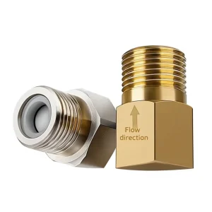 All Copper Straight Through Check Valve for Toilets and Water Heaters Prevents Backflow