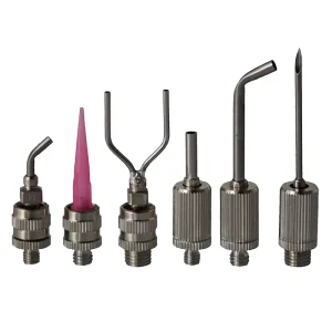 All Metal Coated Plating Ruhr Joint External Thread M5 M6 M8 Adapter Needle Glue Valve Fitting OEM Jintezhi Brand