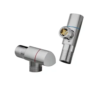 All copper Angle Valve Universal Hot Cold Water Bathroom Toilet Faucet Household Shut off Valve Dedicated Ball Valve Threaded