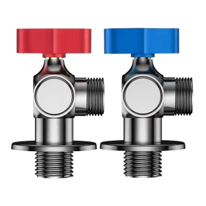 All copper High flow Threaded Angle Valve Household Water Heaters Hot Cold Water Switch Faucet Triangle Valve Ball Core Valve