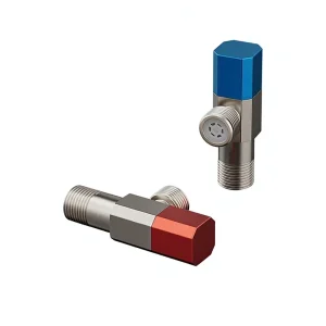 All copper Submersible Angle Valve M12 Threaded Connection Faucet Use Universal Hot Cold Water Stop Valve