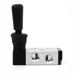 Aluminium Alloy 5/2 Way NPT1/4” Pneumatic Manual Control Valve Hand Lever Operated Push-Pull Customized OEM Support-4H210-N08
