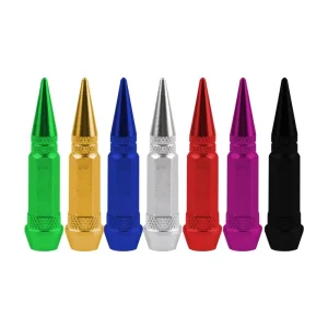 Aluminum 8V1 Bullet Valve Caps 65mm 4pcs/set Universal Tire Stem Tyre Covers for Cars Bicycle Motor