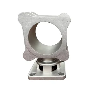 Aluminum Alloy Die Casting Customized Butterfly Valve Body with Powder Coating for Oil and Gas Applications