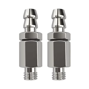 Aluminum Alloy One Way Check Valve Self Closing Fittings