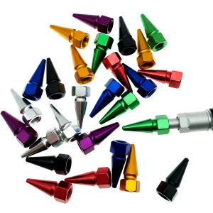 Aluminum Car Tire Valve Stem Universal Stem Covers for Cars Bikes and Trucks