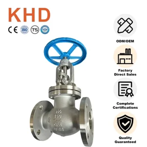 American Standard DN65 Manual Flange Globe Valve 304 Stainless Steel 150LBP Shutoff Globe Valve