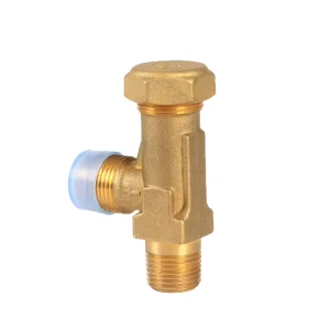 Angle Brass Refrigeration Safety Valve for Reservoir and Oil Separated