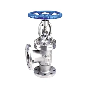 Angle Globe Valve 316 Stainless Steel Carbon Steel Bonnet and Disc Manual Operation High Temperature Oil Gas Water