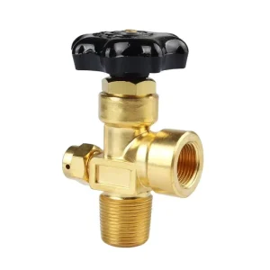 Angle Manual High Purity Helium & Argon Brass Gas Cylinder Safety Valve Factory Price