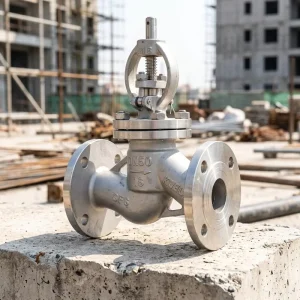Angle Pattern Stainless Steel Globe Valve Duplex 2205/316L 2-10 Inch Class 300 Flanged RTJ High Pressure