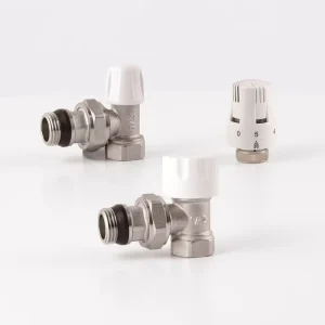 Angle Type Temperature Control Valve for Underfloor Heating System Parts