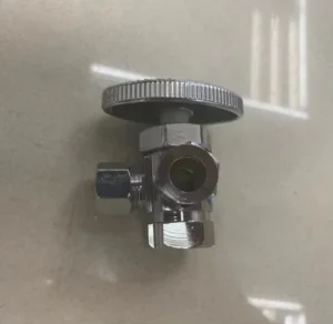 Angle Valve Inlet 1 2 + Double Outlets 9 16″ Valvula Angulo Metalica Zinc Alloy Water Connection Llave Agua Customized