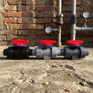 Anti-Corrosion CPVC Metering Valve Linear Flow Regulation V-Bore Ball Valve for Electric Actuator
