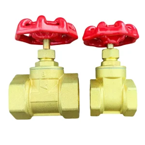 Anti-Corrosion HPb59 Brass Gate Valve for Liquid Pipeline