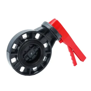 Anti Corrosion Manual Wafer Plastic UPVC CPVC PVDF PPh Butterfly Valve with ISO9001
