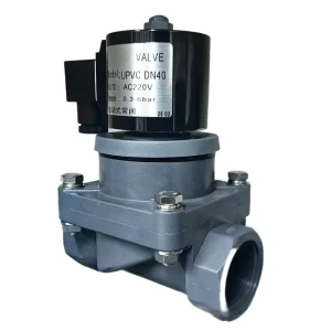 Anti-Corrosion Solenoid Valve ZCF-PU Acid and Alkali-Resistant UPVC Diaphragm Two-Pass Chemical Valve for Metallurgy