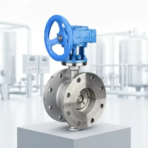 Anti-Corrosion Stainless Steel Flanged Butterfly Valve for Water Oil Gas Chemical