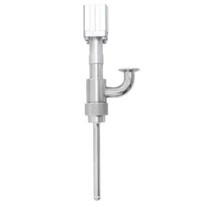 Anti Drip Filling Head Chuck Elbow Clamp Inlet Anti Foaming Paste Liquid Sauce Nozzle Extended Stainless Steel Filling Valve