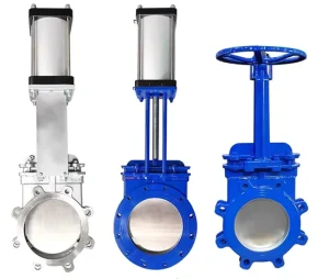 Anti corrosion 304 Stainless Steel Full Bore Control Pneumatic Knife Flange Connection PN10 PN25 2″ 24″ Gate Valve Water CE