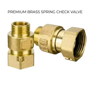 Anti idling Water Meter Non return Valve Full Brass Telescopic Check Valve Threaded