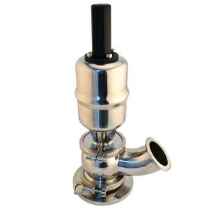 Aseptic Tri Clamp SS Sanitary Pneumatic Tank Bottom Valve Food Grade Stainless Steel Tank Bottom Valve