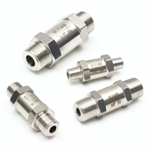 Austenitic 1 4″ NPT Male Threaded High Temperature Check One Way Valve 304 Stainless Steel Non Return Fittings Water