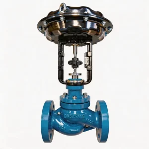 Auto Pneumatic Control Valve with 4-20mA Smart Positioner for Gas Pressure Regulation Water Flow Control and Temperature