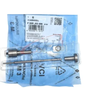 Auto Repair Kit F00RJ03486 with DLLA143P1696 Nozzle Valve F00RJ01727 for 0445120127 6 Months Warranty