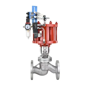 Automated Pneumatic Gate Valve Customizable Sizes Materials 4 20mA Modulating Control Long Service Life Minimal Energy