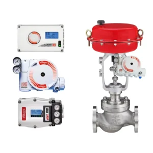 Automatic Diaphragm Actuated Control Valves Customized Pneumatic Valve Positioner LOGIX 3800 3200MD 500MD