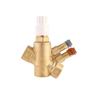 Automatic Dynamic Brass Balance Valve With CE Certificate For HVAC Pressure Regulating