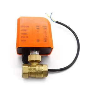 Automatic Electric Motor Flow Control Brass Water Ball Valve, OEM Customizable Motorized Valve