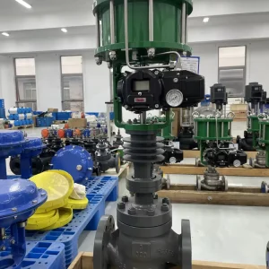 Automatic High Temperature Motorized Control Valve Bellows Seal Design System Component