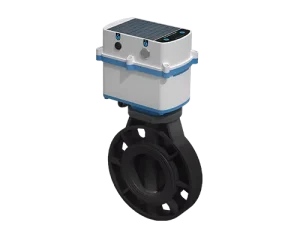 Automatic Irrigation Butterfly Valve 4G LoRa IoT Remote Control with Flow Meter and Pressure Sensor