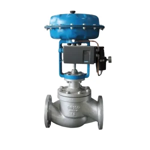 Automatic Pneumatic LPG Pressure Control Valve with Actuator Positioner for Regulating Flow