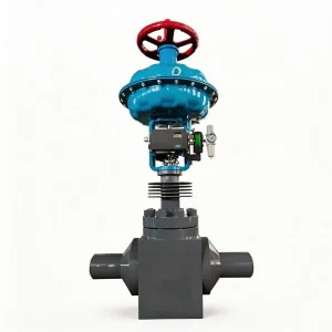 Automatic Pneumatic Steam Control Valve with Volume Booster and Pneumatic Positioner for Compressed Air